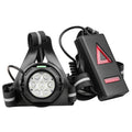 LED Chest Front Multi-Lamp Red Warning USB Rechargeable Night Running Light Triangle Reflective Strap Back Light Backpack Light