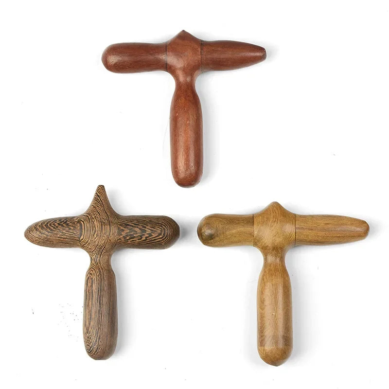 Acupuncture Stick Wooden Massage Stick Set Acupoint Massage Acupoint Foot Massage Tool Neck Chin Thin Face Massage Tool