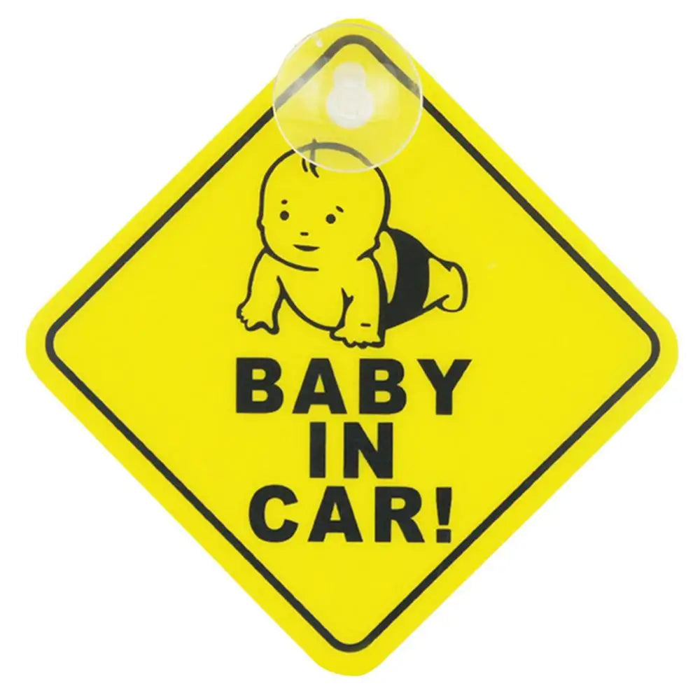 Baby On Board BABY IN CAR PVC Stickers Safety Reflective Tuning Cartoon Window Decals Automobiles Personalized Ornaments