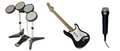 Rock Band Set plus 6-Game Mega Bundle (Wii)
