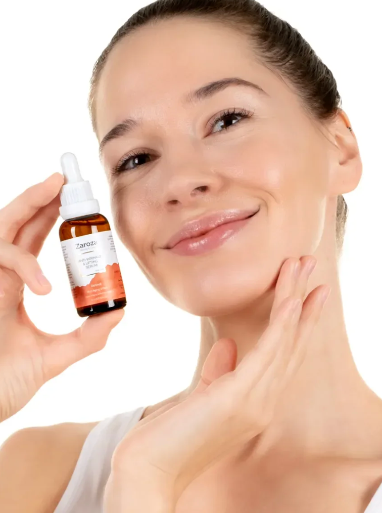 Zaroza Retinol Serum 30ml | Anti-Wrinkle, Lifting & Brightening Care with Niacinamide & D-Panthenol