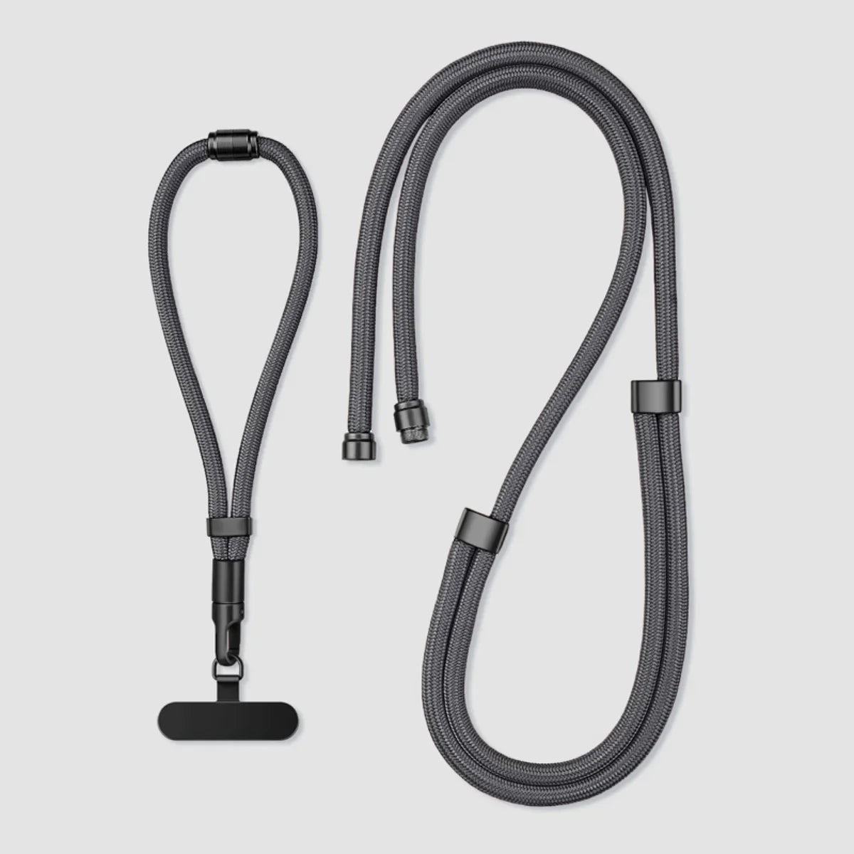 3-in-1 Switchable Mobile Phone Lanyard Adjustable Length Universal Mobile Phone Case Strap