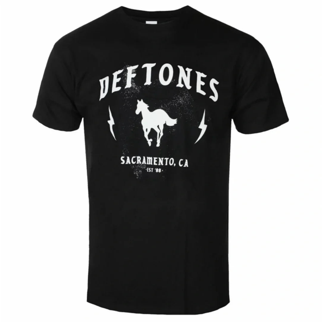Deftones - Around The Fur  Art Pattern Nu Metal Band T-shirt - Casual Street Style Cotton T-shirt for Men and Women
