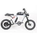 Electric Retro Motorcycle with Soft Tail, High Power Motor, Off-Road Motorbike, Off-road Bicycle, 20 Super Ebike, 48V, 1500W