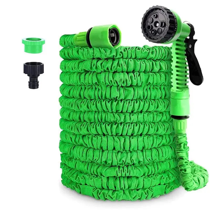 25FT-200FT Garden Hose Expandable Magic Water Pipes Home Garden Daily Watering Tools High-Pressure Car Wash Cleaning Water Gun