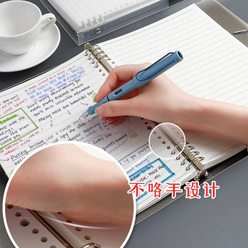 60Sheet Replaceable Refill Loose Leaf Notebook A4 A5 B5 Spiral Binder Paper Index Writing Book Stationery Office School Supplies