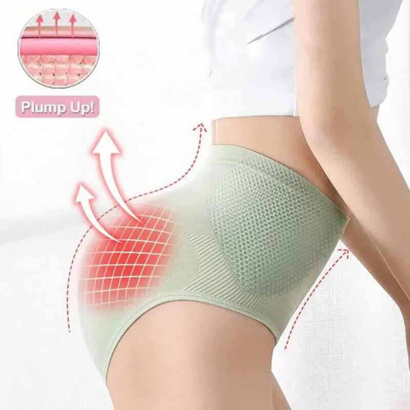 Tight Underwear Shaping Underwear Graphene Honeycomb Underwear Women's Underwear Strengthening Underwear High Waist Shaping