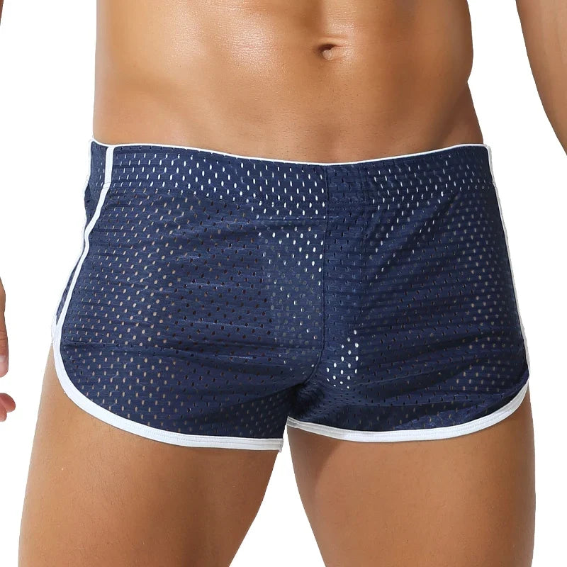 Men's Arrow Pants Ice Silk Underwear Boys Summer Teenagers Boxer Shorts Loose Personalized Trendy Boxer Briefs