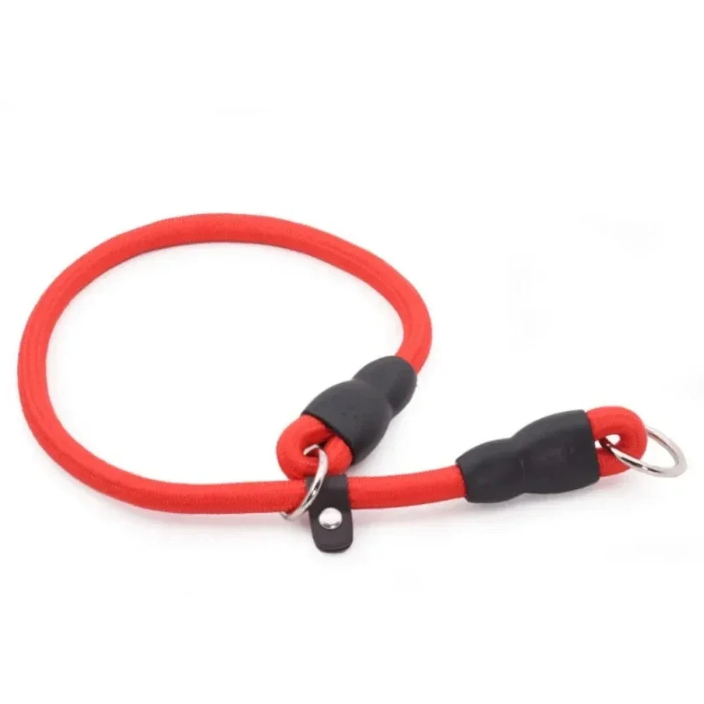 Dog Collar P Chain for Dog Walking Adjustable Dogs Collar P Rope Pet Collars Nylon Dogs Harness Puppy Training Rope Pet Supplies