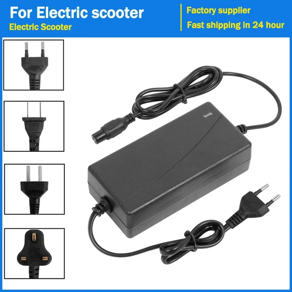 Battery Charger for Ebike Hoverboard 42v 2A Lithium Electric E Bike Self-Balancing Scooter Bicycle Li ion Chargers Accessories