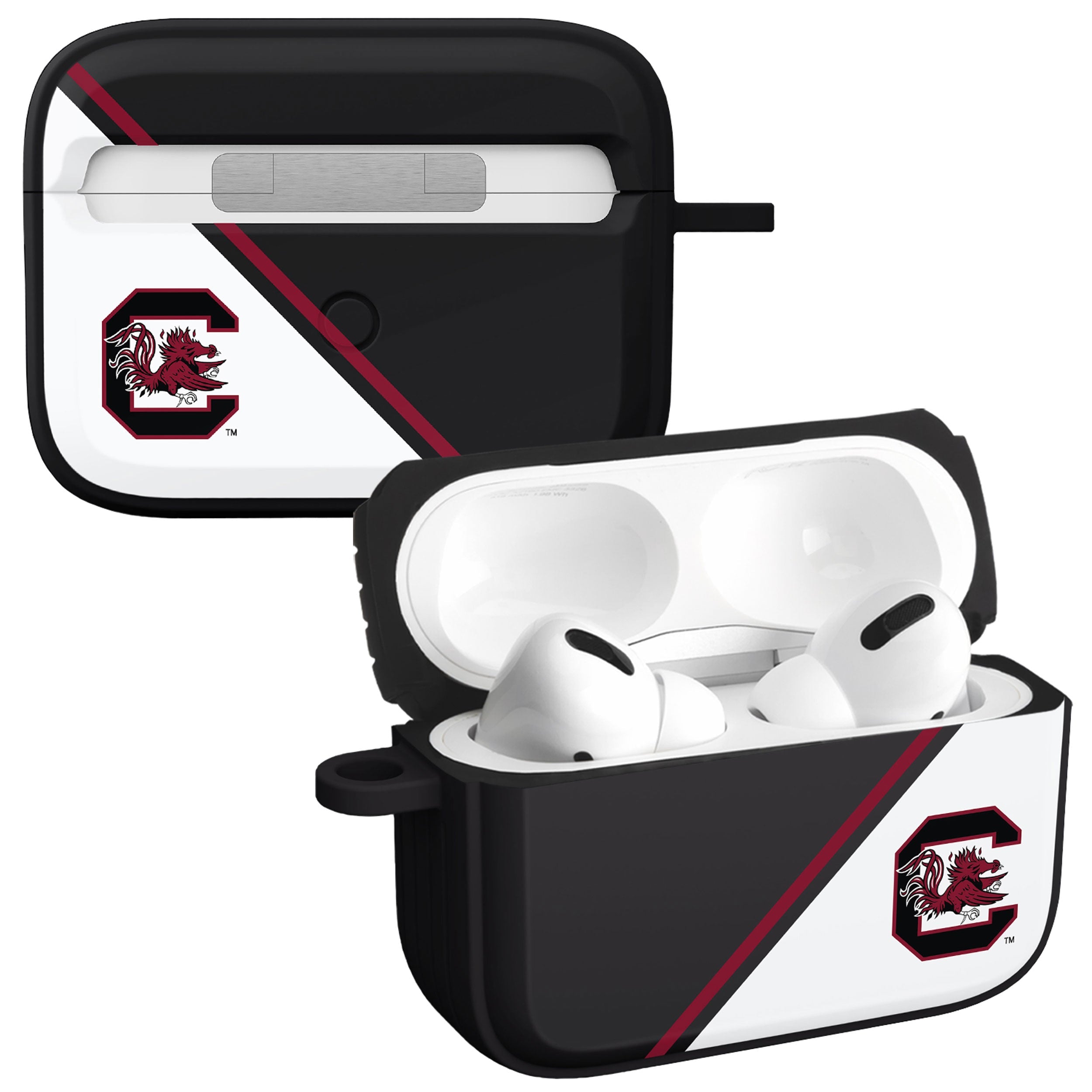 South Carolina Gamecocks HDX Champion Series Apple AirPods Pro 1 & 2 Case Cover