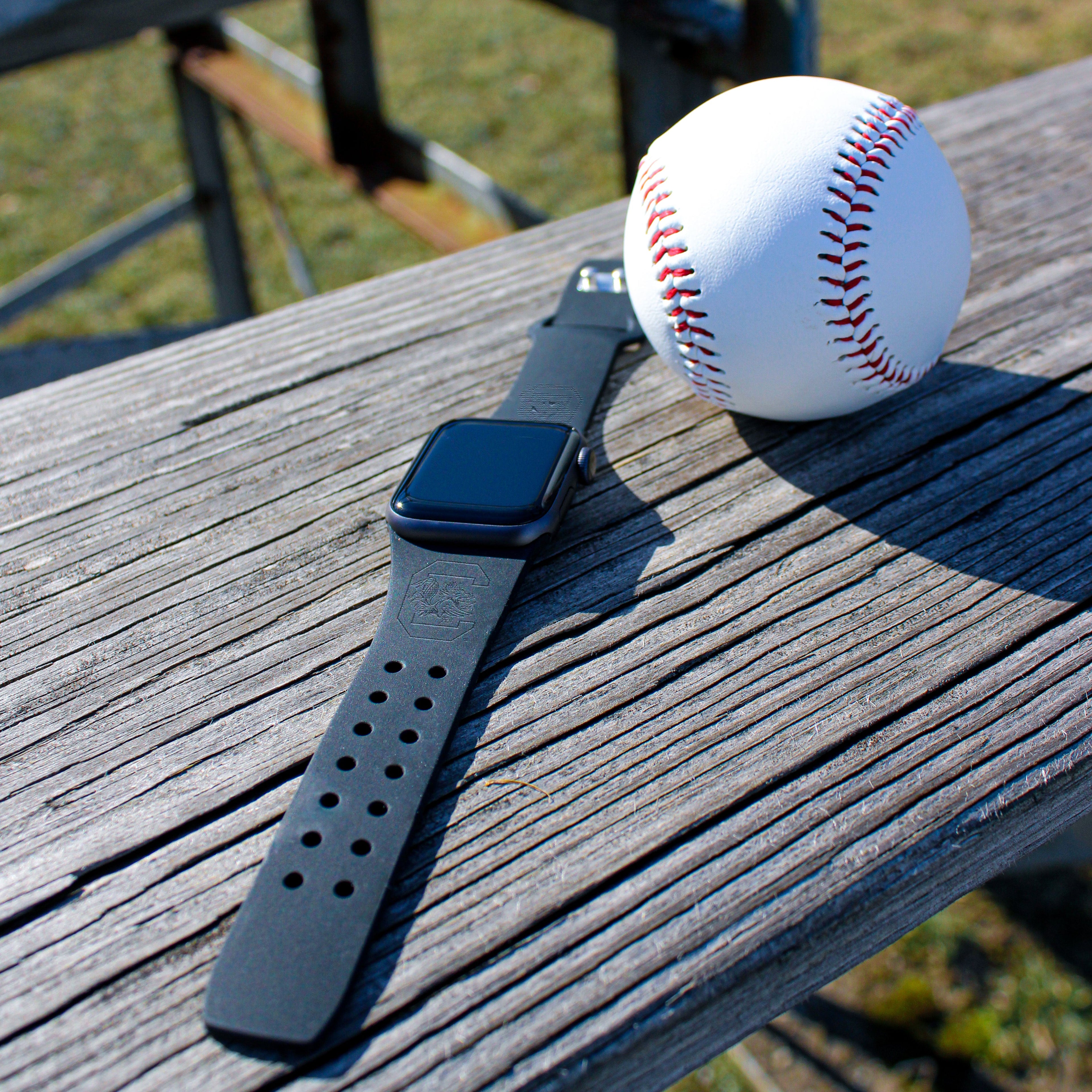 South Carolina Gamecocks Engraved Apple Watch Band