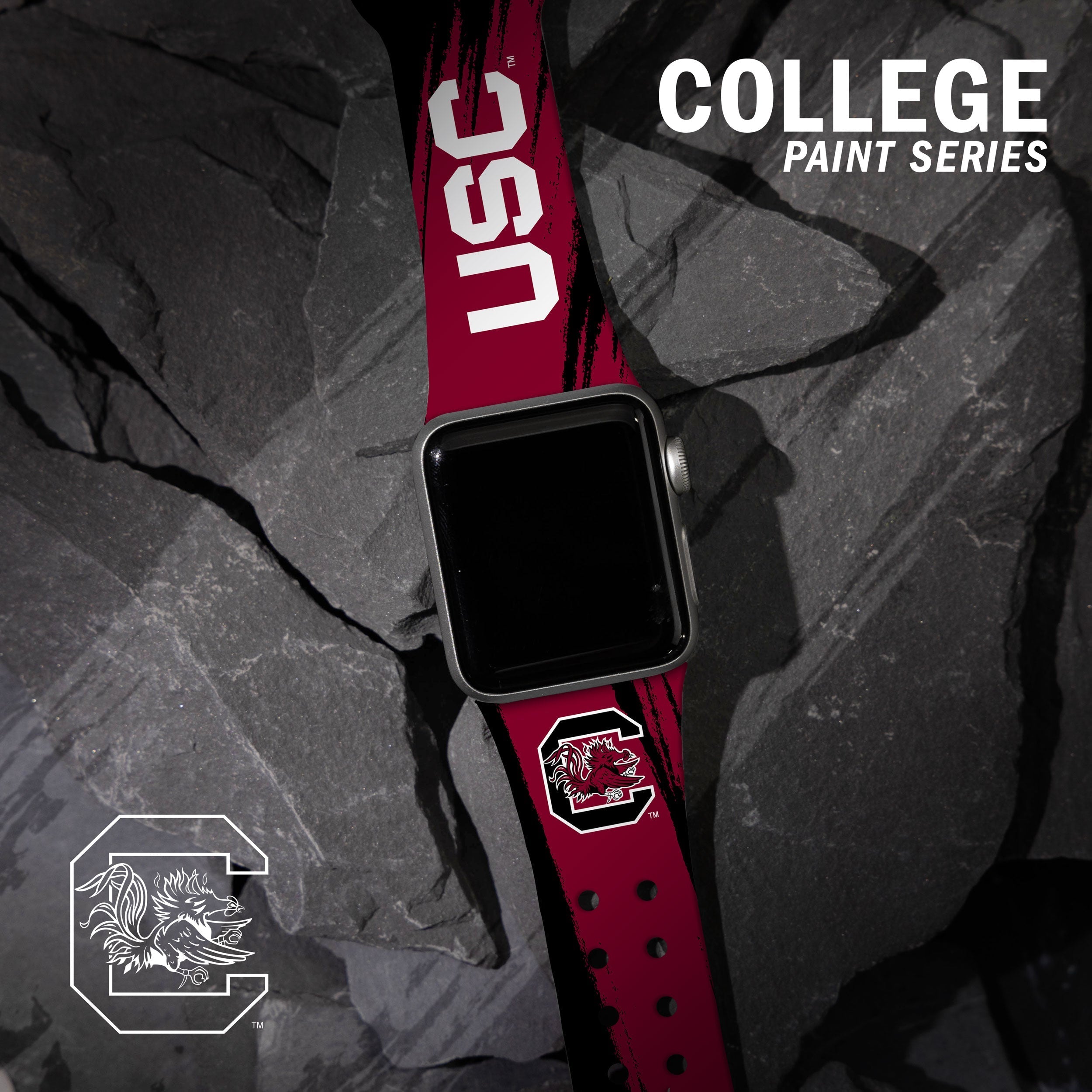 South Carolina Gamecocks HD Apple Watch Band