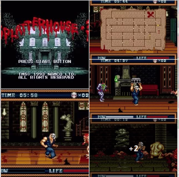 Splatterhouse 3 Sega Genesis Mega Drive Video Game Cartridge 1993