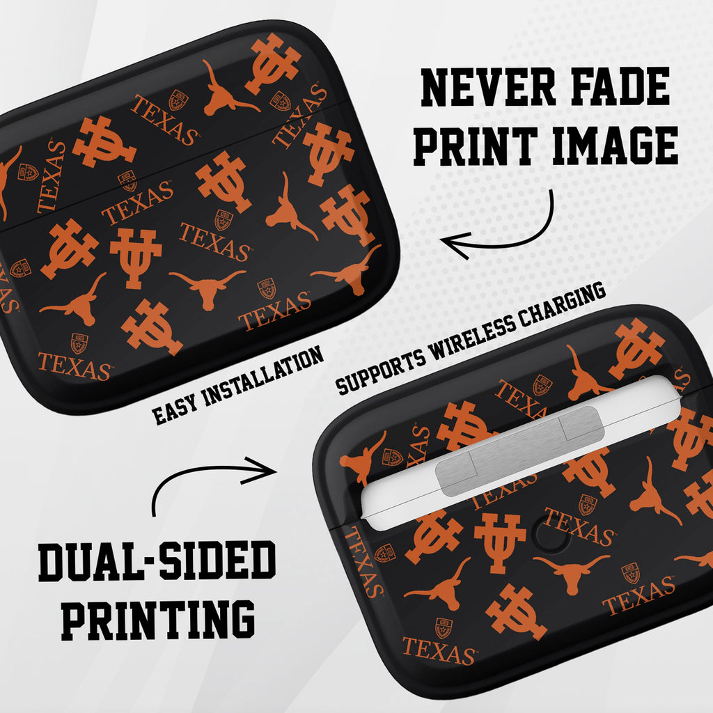 Texas Longhorns HDX Apple Airpods Pro 1 & 2 Case Cover