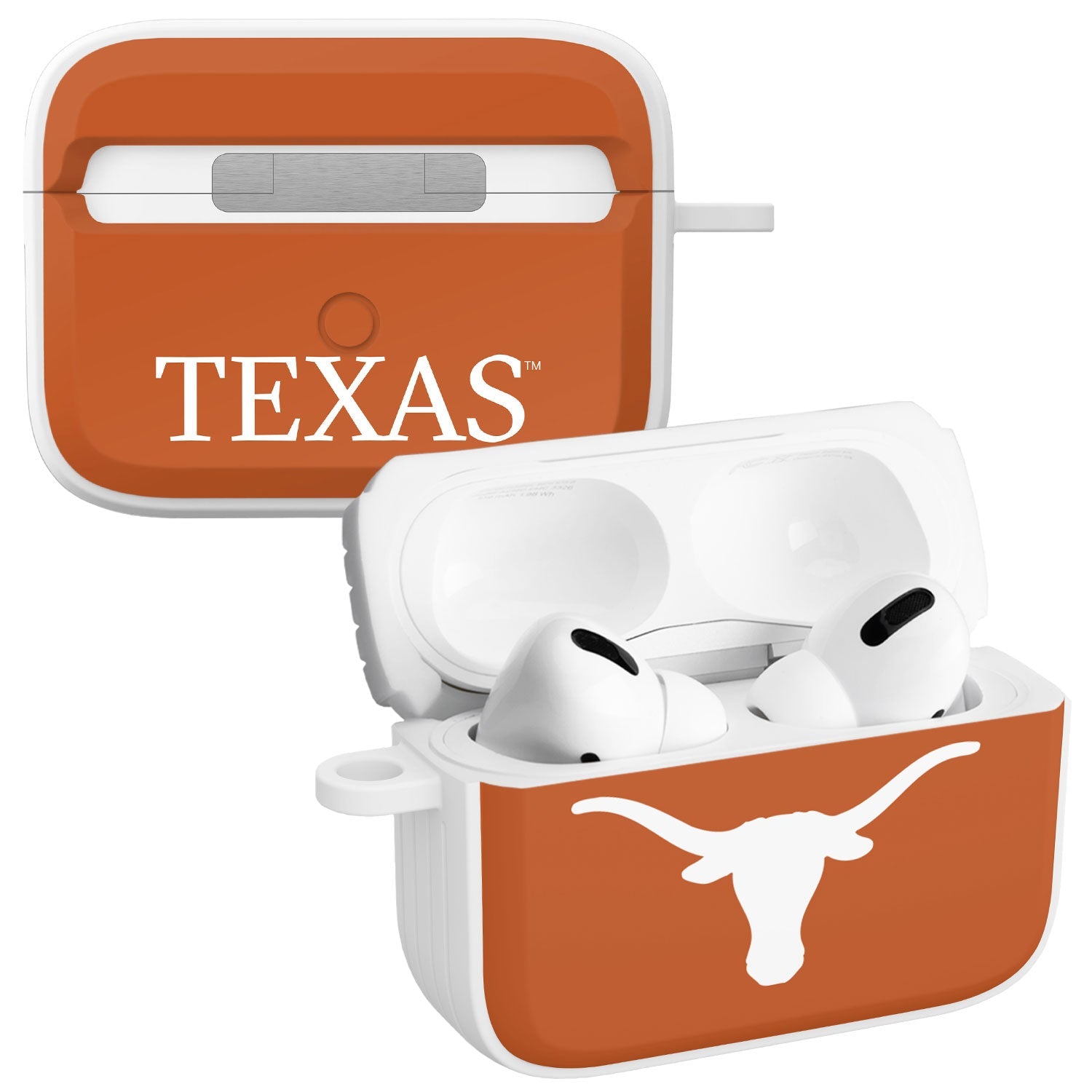 Texas Longhorns HDX Apple Airpods Pro 1 & 2 Case Cover
