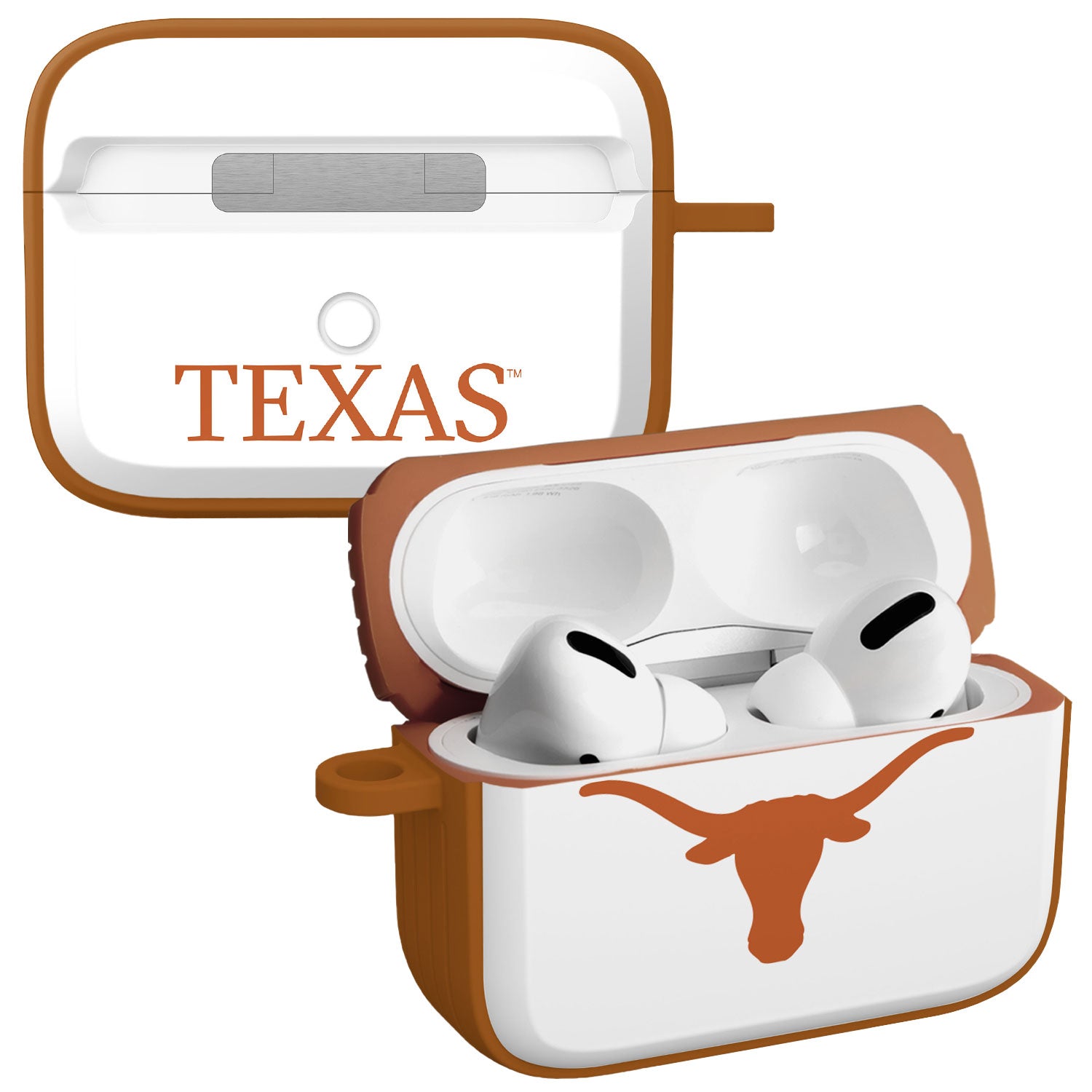 Texas Longhorns HDX Apple Airpods Pro 1 & 2 Case Cover