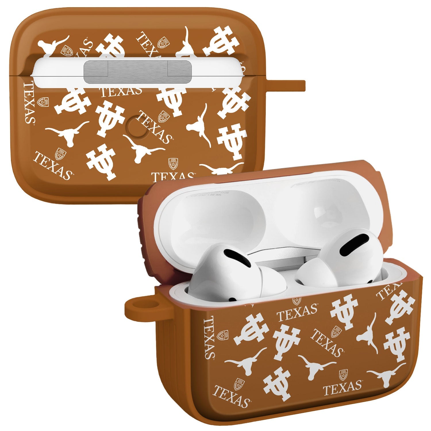Texas Longhorns HDX Apple Airpods Pro 1 & 2 Case Cover