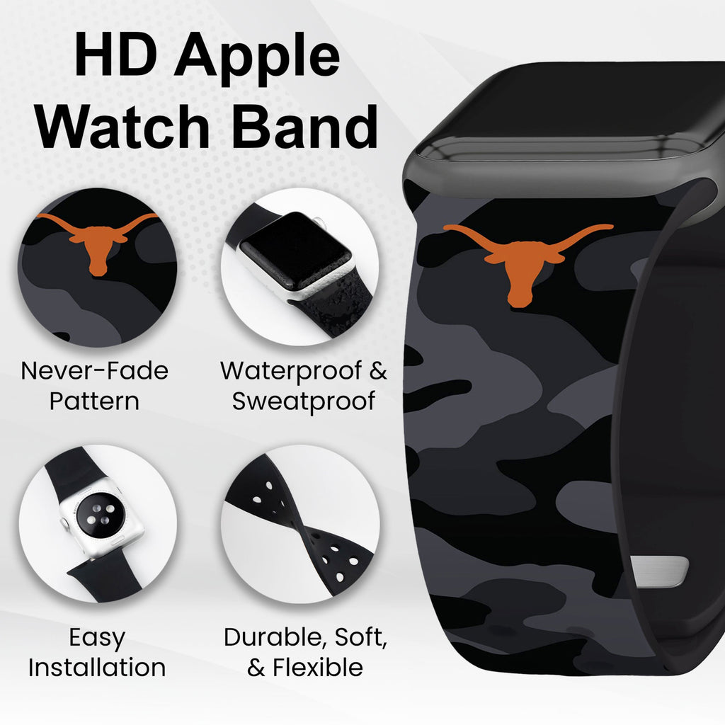 Texas Longhorns HD Apple Watch Band