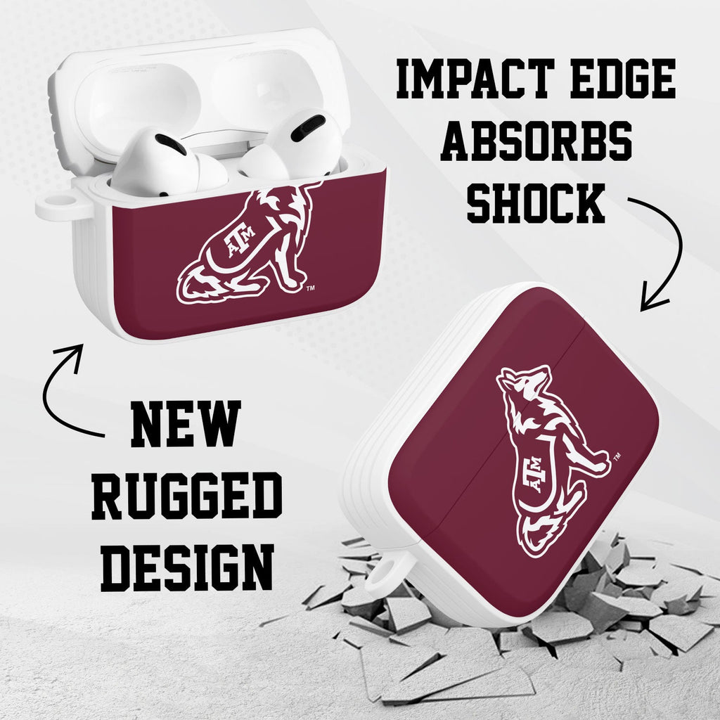 Texas A&M Aggies HDX Apple Airpods Pro 1 & 2 Case Cover