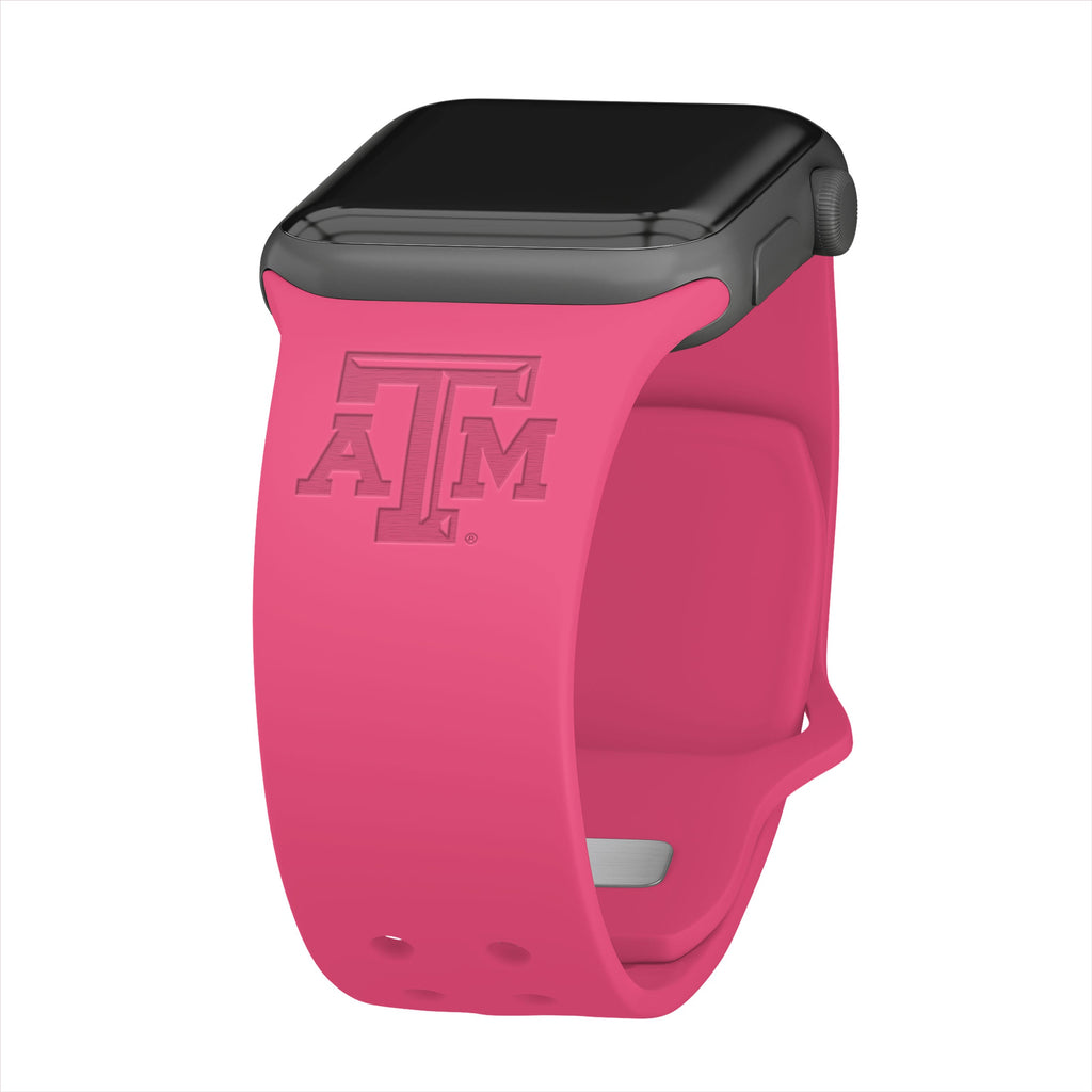 Texas A&M Aggies Engraved Apple Watch Band