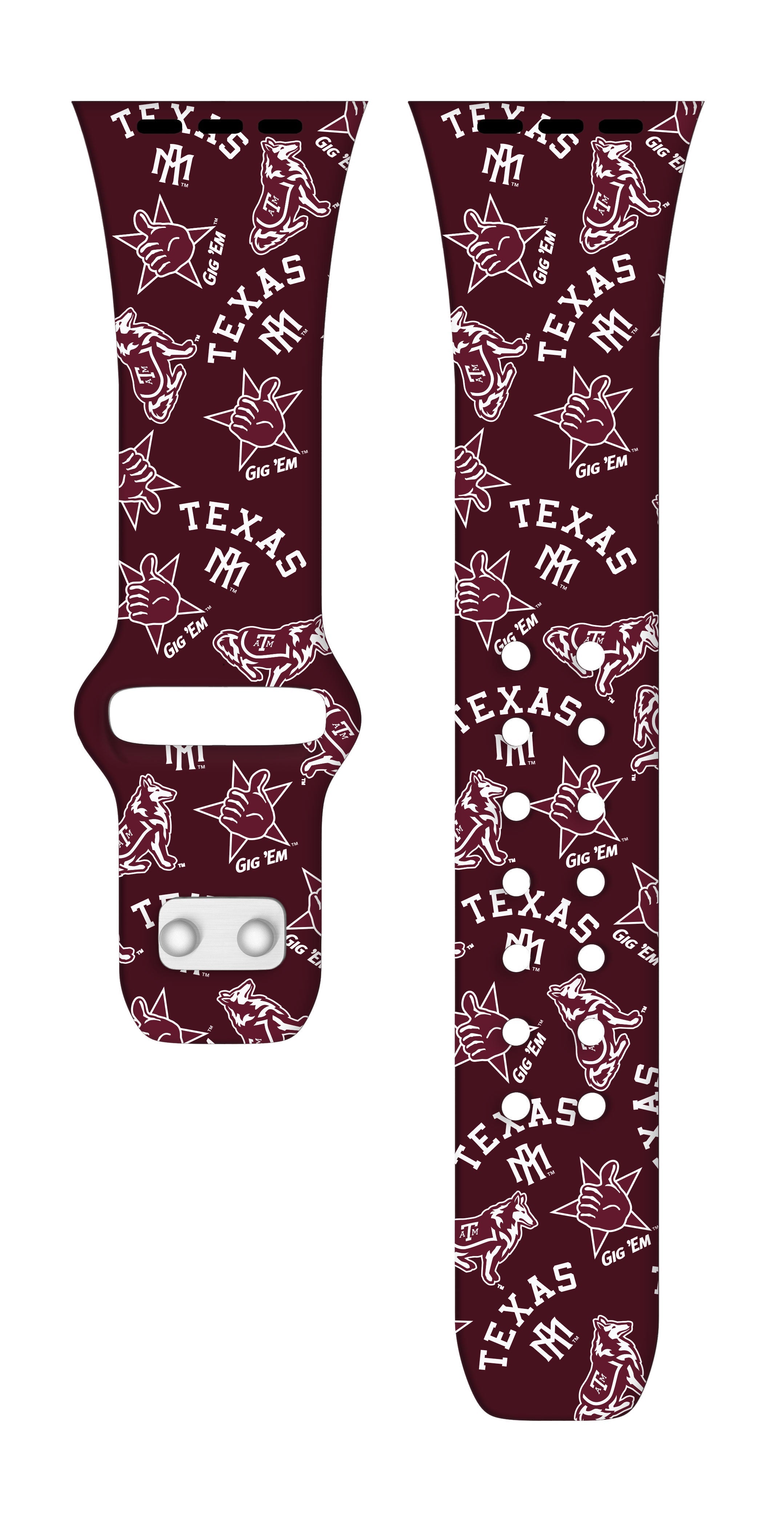 Texas A&M Aggies HD Apple Watch Band