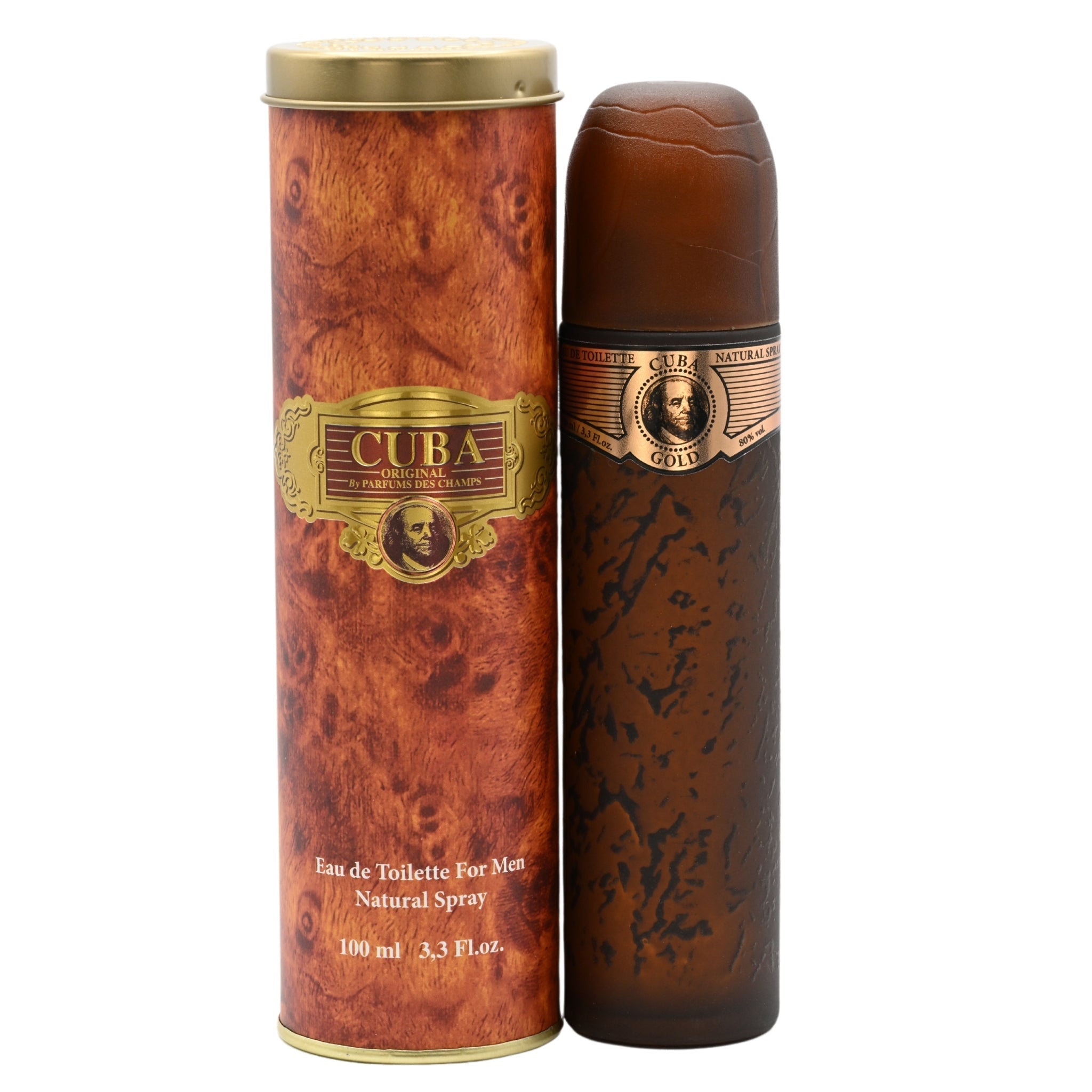 Cuba Gold By Cuba Cologne for Men EDT 3.3 / 3.4 oz New In Box