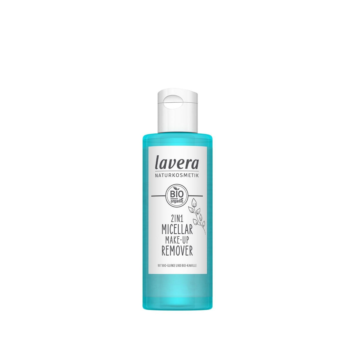 Lavera Natural Micellar Makeup Remover for Sensitive Skin - Gentle, Effective, 2-in-1 Cleansing Solution, 3.38 fl oz