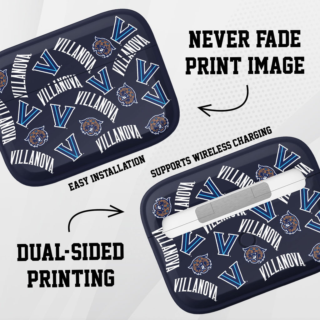 Villanova Wildcats HDX Apple Airpods Pro 1 & 2 Case Cover