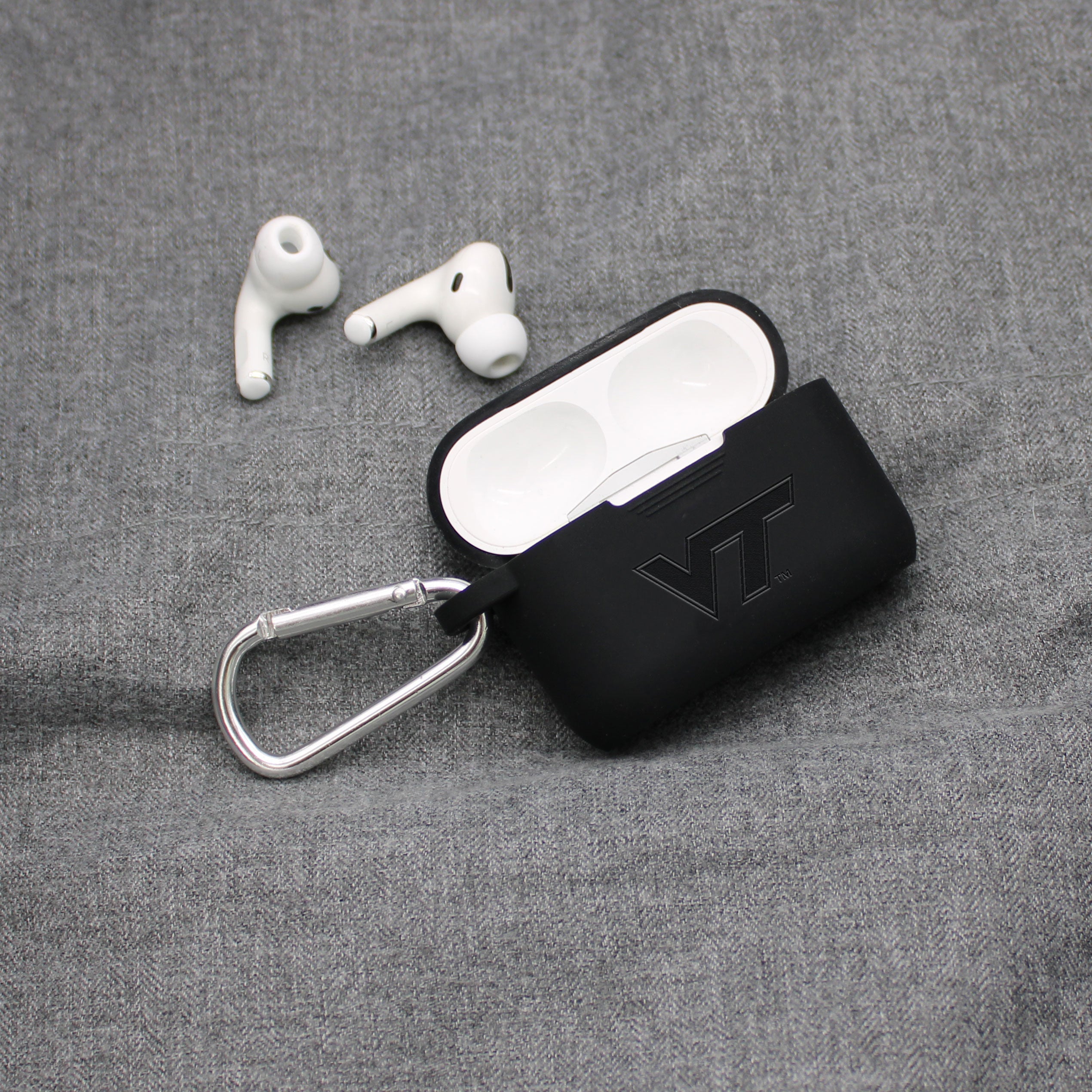 Virginia Tech Hokies Engraved AirPods Pro 1 & 2 Case Cover