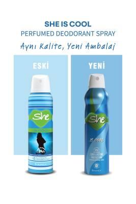 She Cool Women's Deodorant Body Spray: Long Lasting Refreshing Scent & Odor Protection - 150 ml