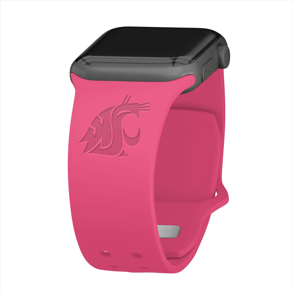 Washington State Cougars Engraved Apple Watch Band