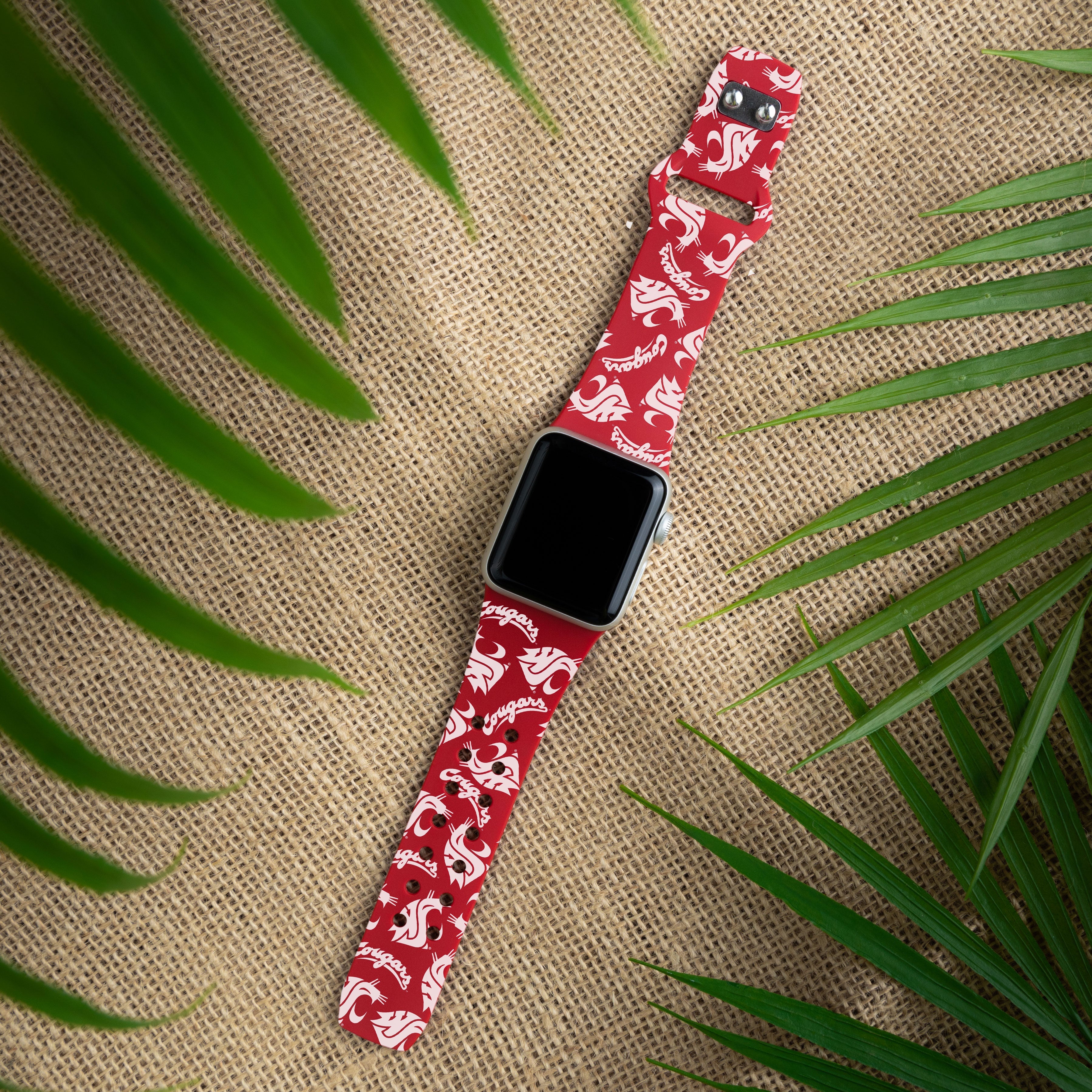 Washington State Cougars HD Apple Watch Band
