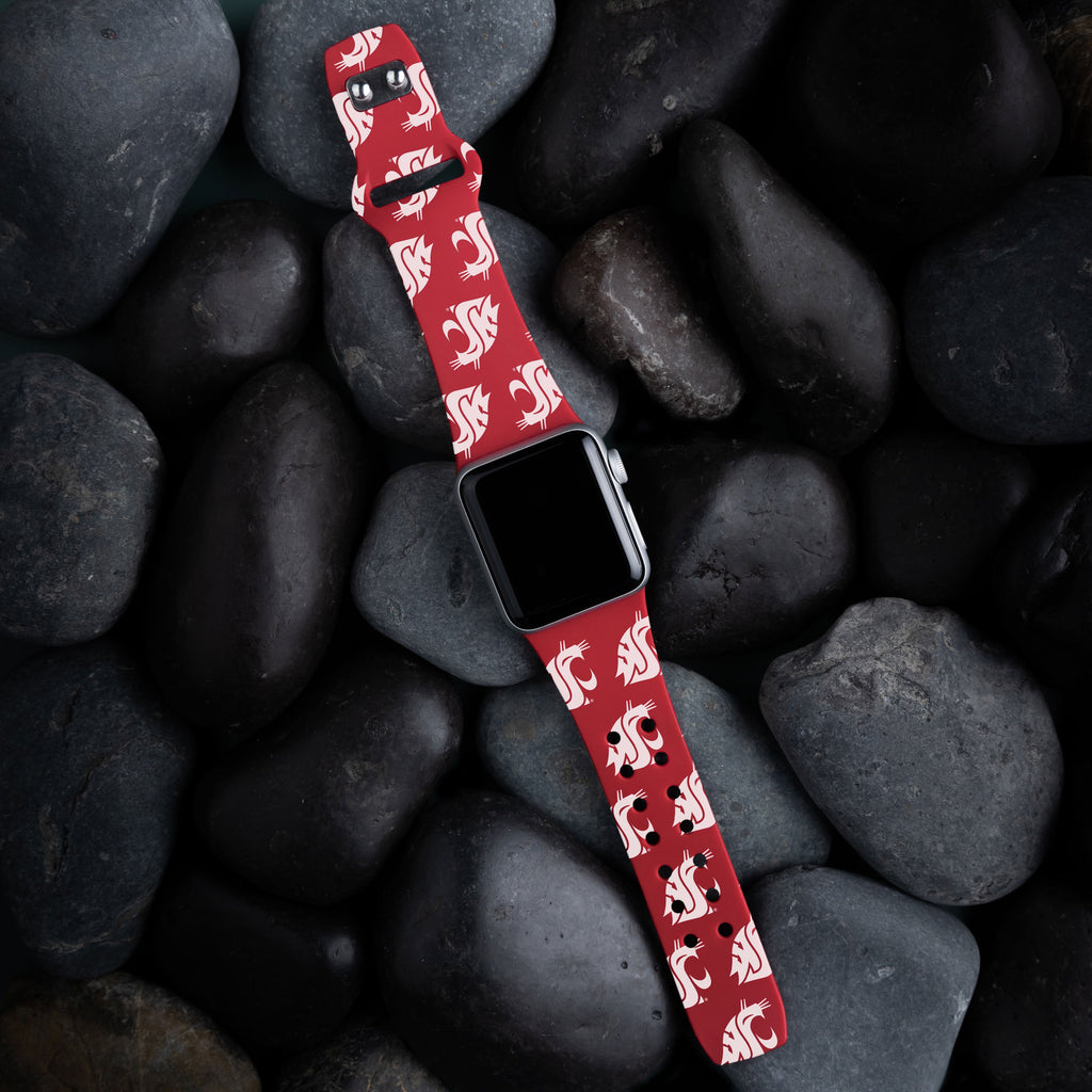 Washington State Cougars HD Apple Watch Band