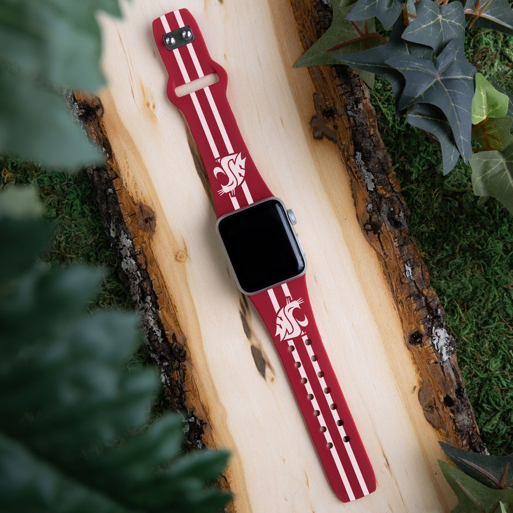Washington State Cougars HD Apple Watch Band