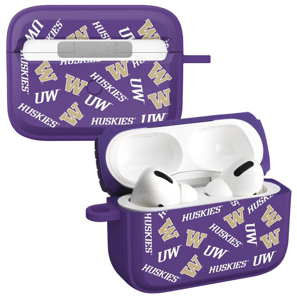 Washington Huskies HDX Apple Airpods Pro 1 & 2 Case Cover