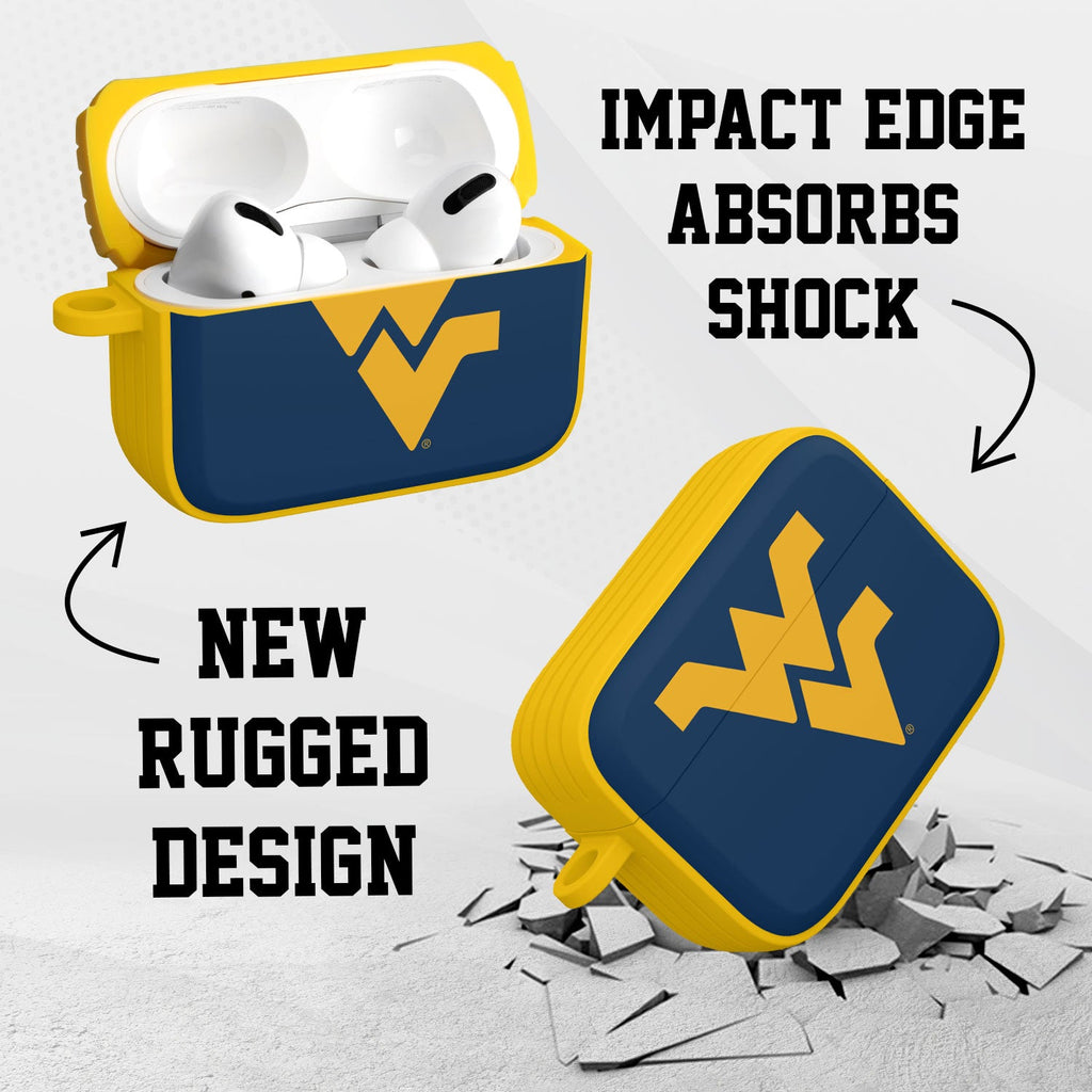 West Virginia Mountaineers HDX Apple AirPods Pro 1 & 2 Case Cover