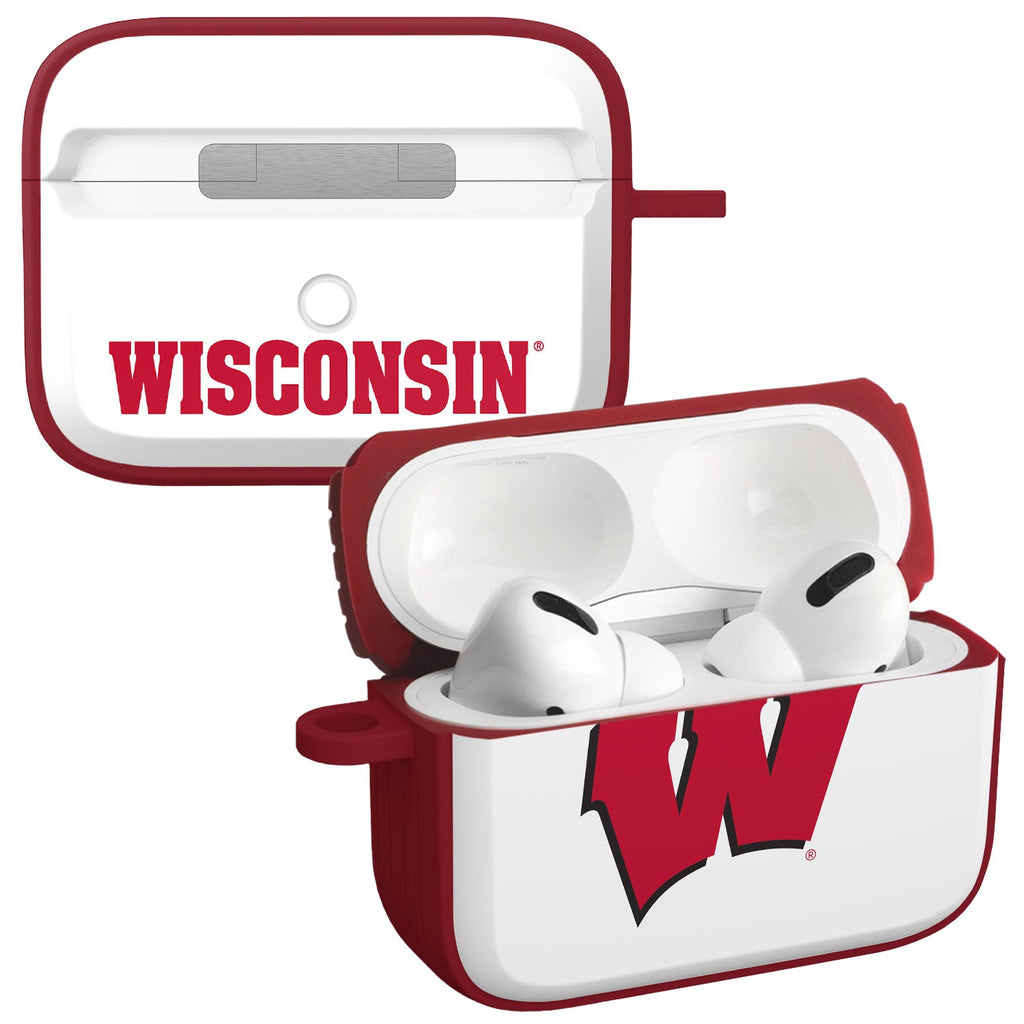 Wisconsin Badgers HDX Apple Airpods Pro 1 & 2 Case Cover