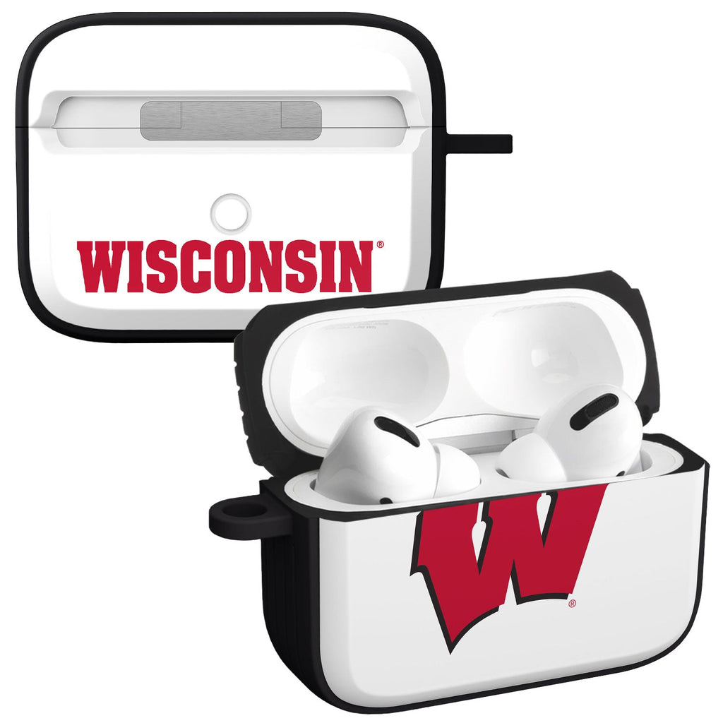 Wisconsin Badgers HDX Apple Airpods Pro 1 & 2 Case Cover