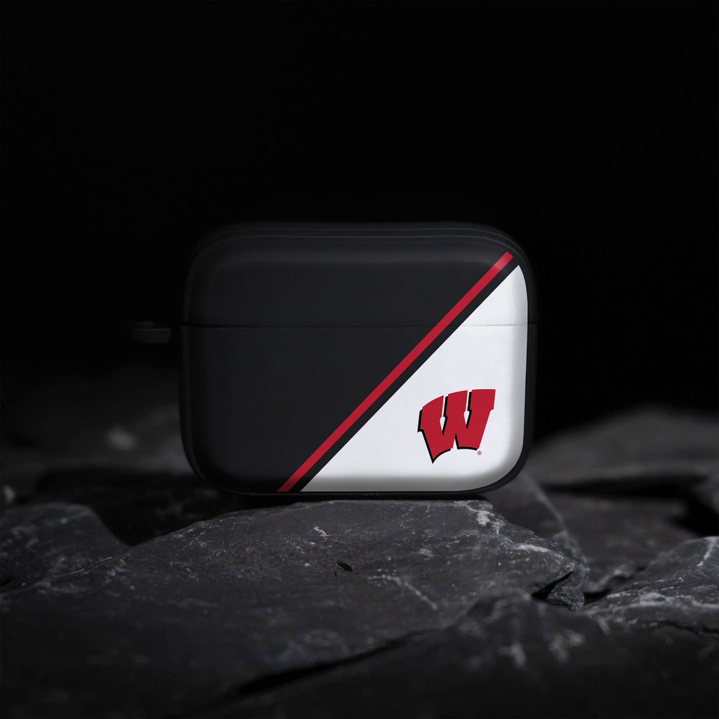 Wisconsin Badgers HDX Champion Series Apple AirPods Pro 1 & 2 Case Cover