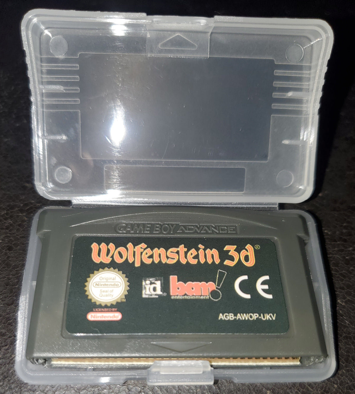 Wolfenstein 3D GBA Video Game Cartridge Game Boy Advance 2002