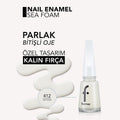 Flormar Nail Enamel Highly Pigmented Polish 412 Sea Foam