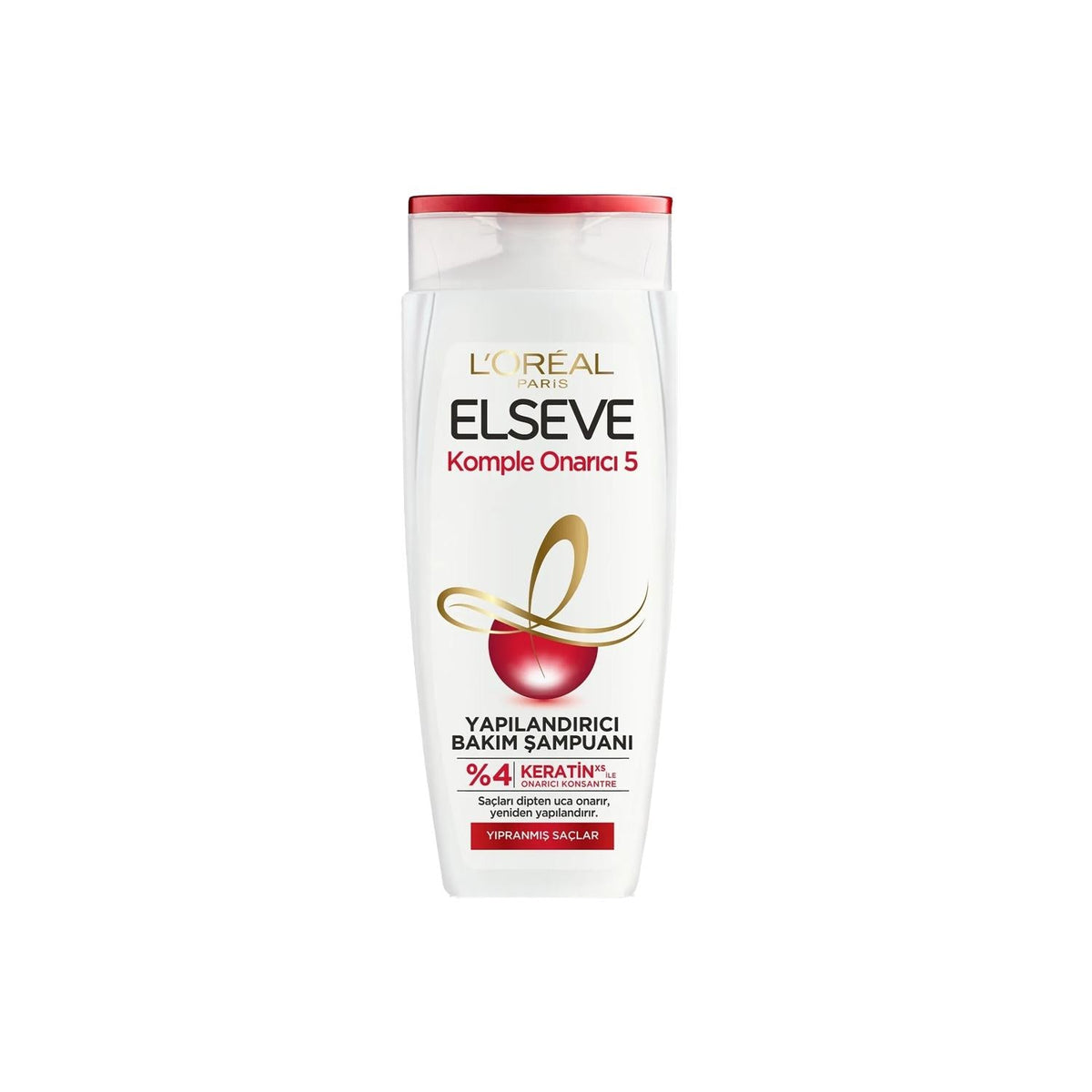 Loreal Paris Elseve Total Repair 5 Restructuring Shampoo - Repairing Shampoo for Damaged Hair, 12.18 fl oz
