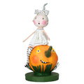 A Little Halloween Spirit Figurine by Lori Mitchell — 6.5-Inch Poly Resin Folk Art Collectible