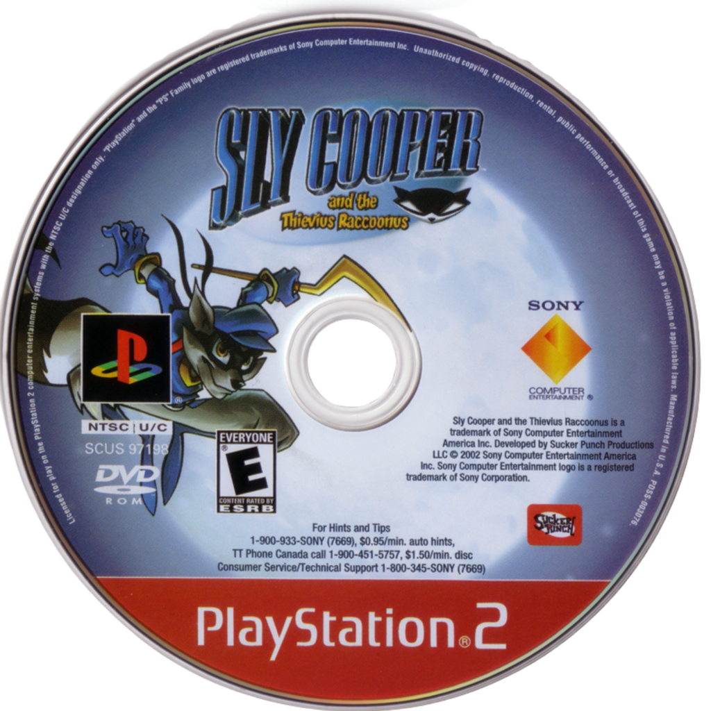 Sly Cooper and the Thievius Raccoonus [Greatest Hits] – PlayStation 2 (PS2)