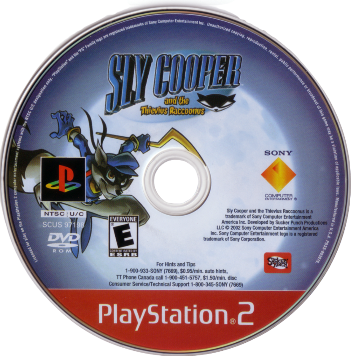Sly Cooper and the Thievius Raccoonus [Greatest Hits] – PlayStation 2 (PS2)