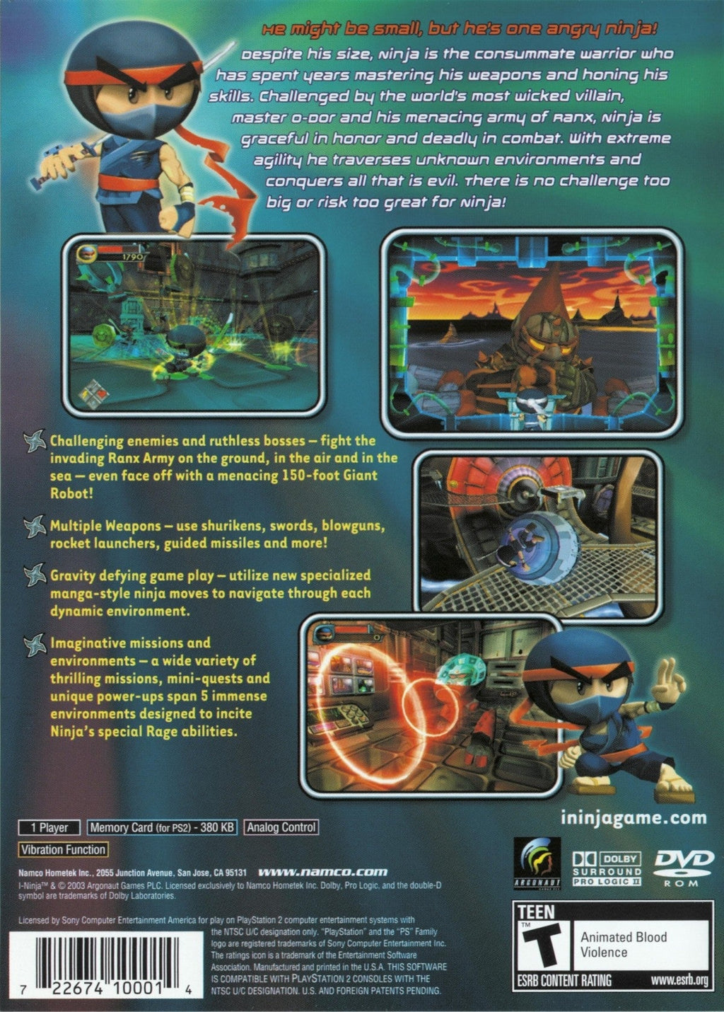 I-Ninja – PlayStation 2 (PS2)