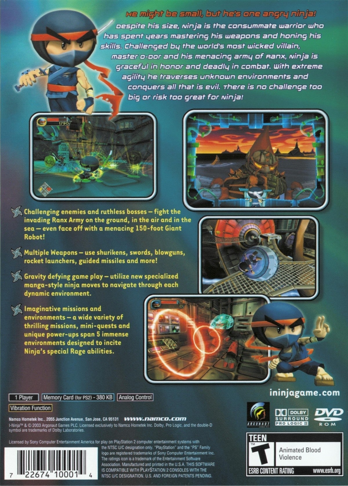 I-Ninja – PlayStation 2 (PS2)