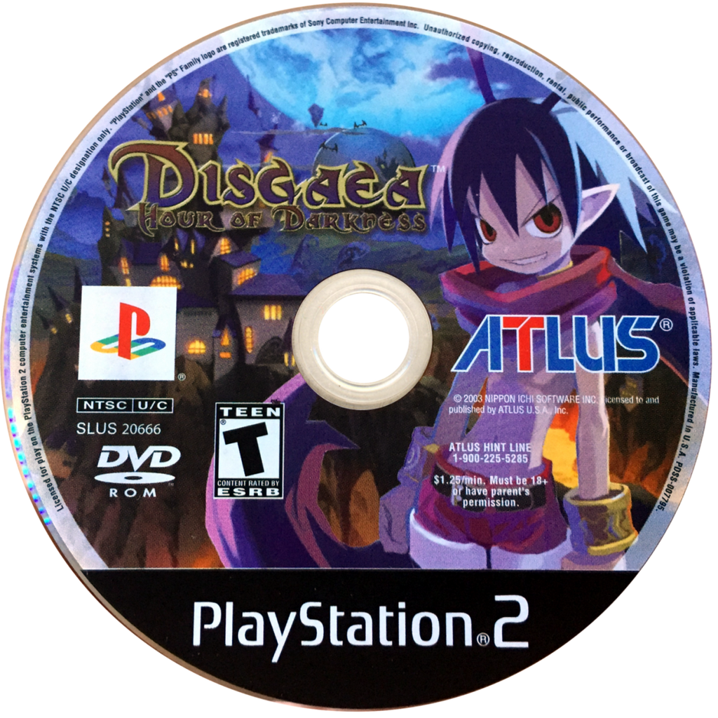Disgaea: Hour of Darkness — PlayStation 2 (PS2)