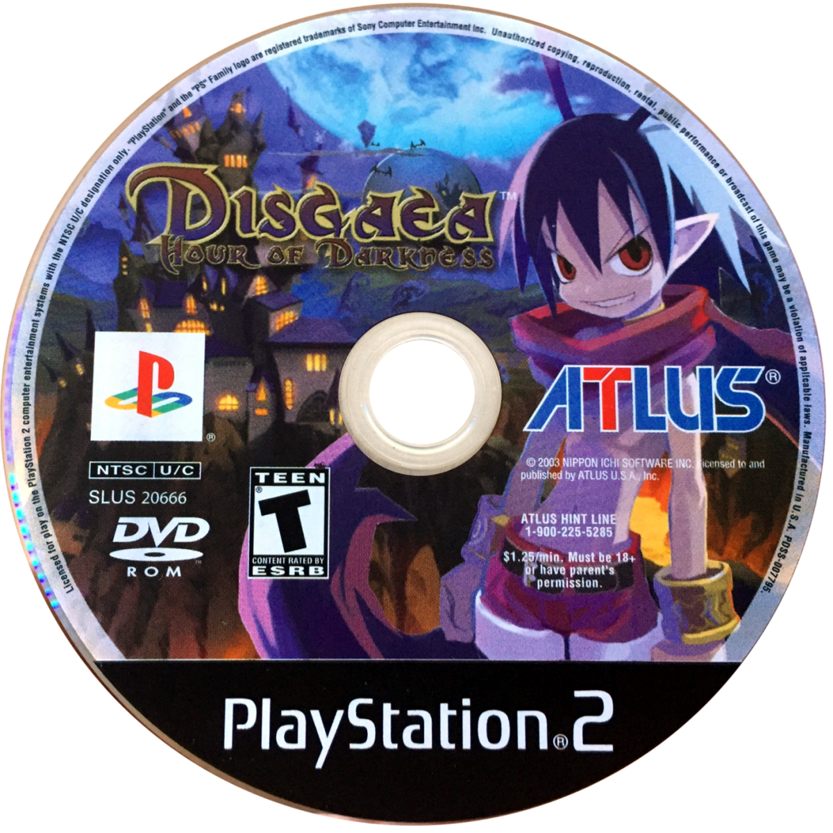 Disgaea: Hour of Darkness — PlayStation 2 (PS2)